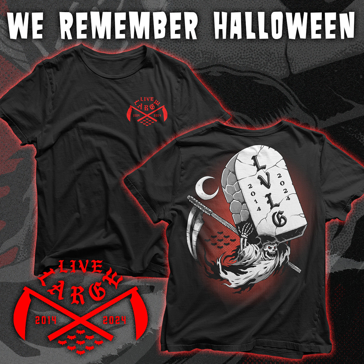 Here Comes The Reaper -   Halloween Tee