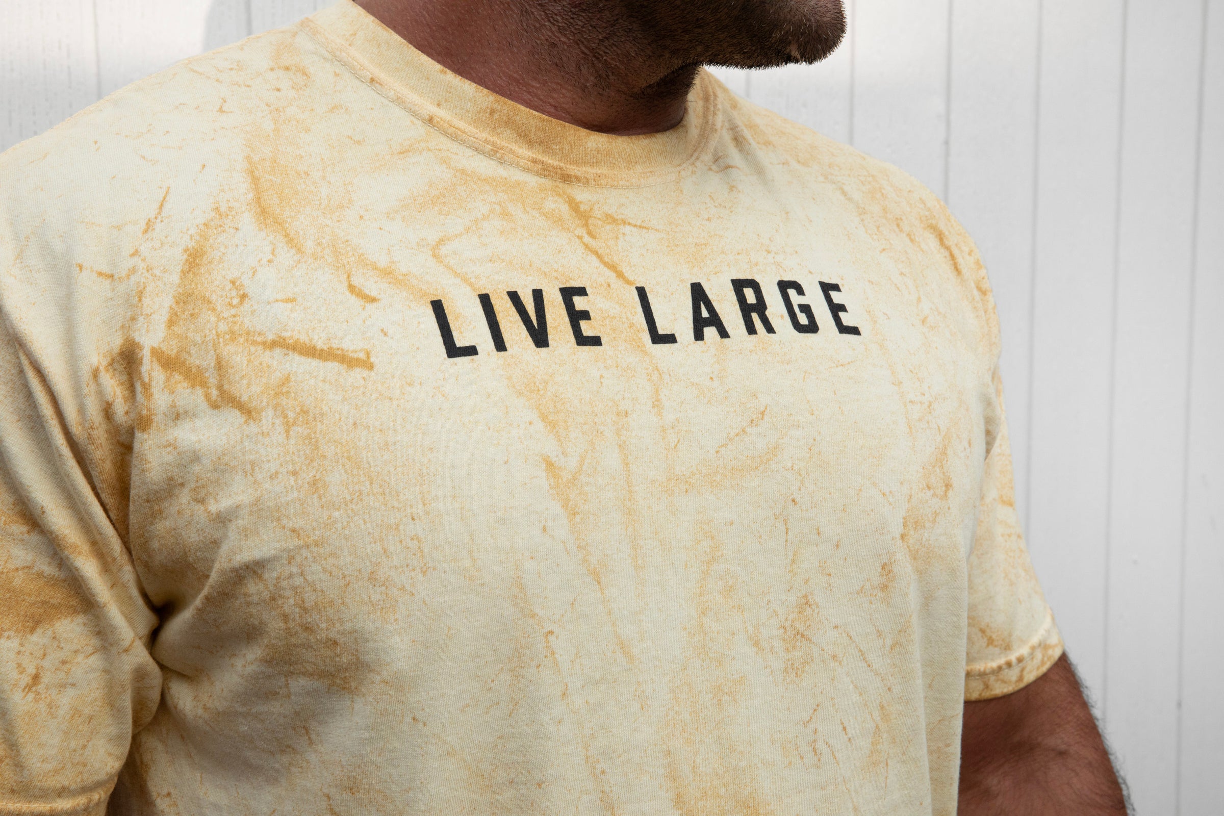 Teal Crystal Tie Dye Tee – Live Large Fitness