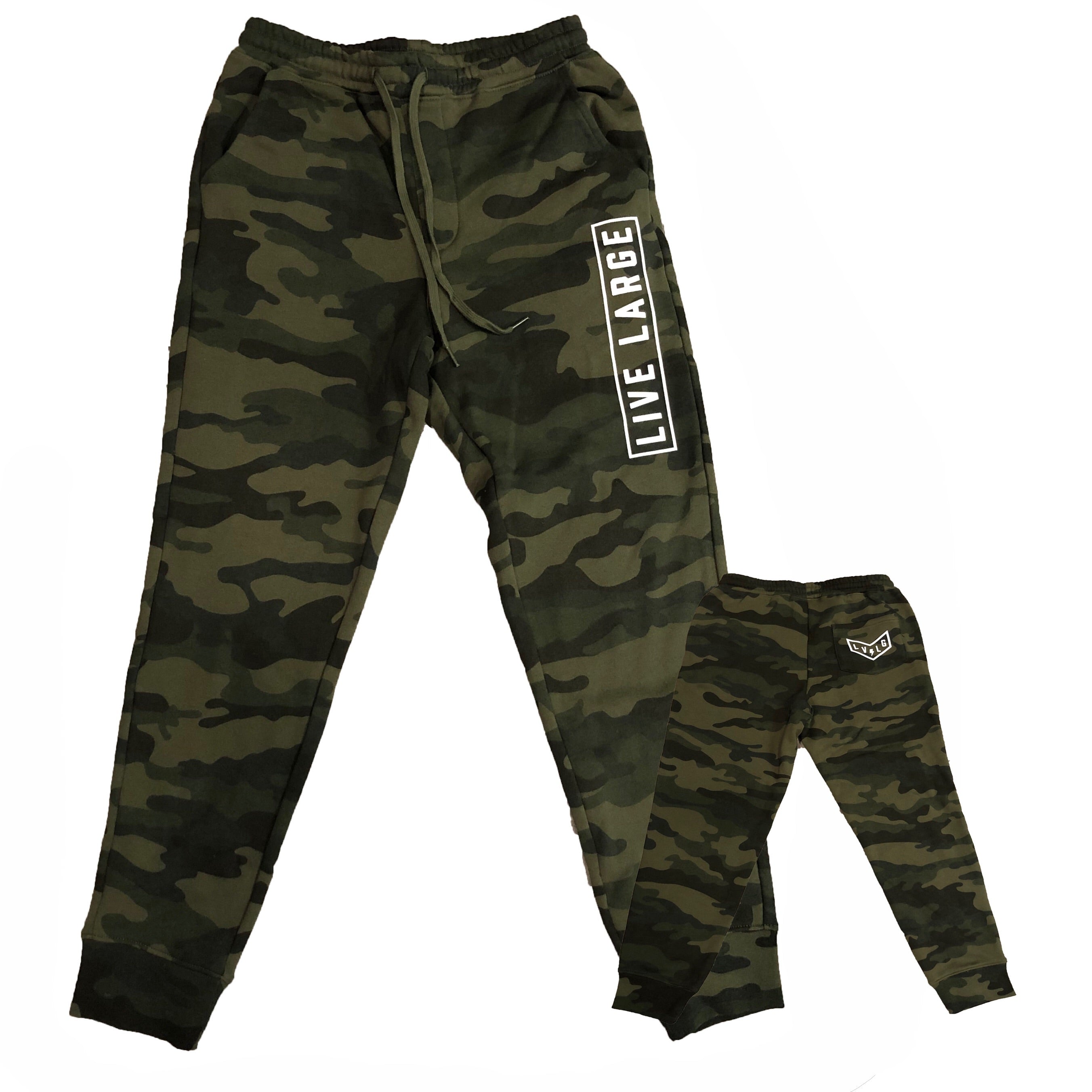 Camouflage sweatpants discount